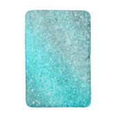 Tapis De Bain Parties scintillant Aqua Turquoise Océan #1 (Devant (Vertical))