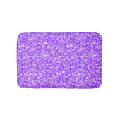 Tapis De Bain Parties scintillant Blanche Et Violette (Devant)