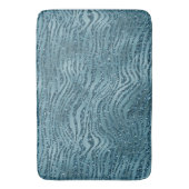Tapis De Bain Parties scintillant bleu Turquoise turquoise Zebra (devant Vertical)