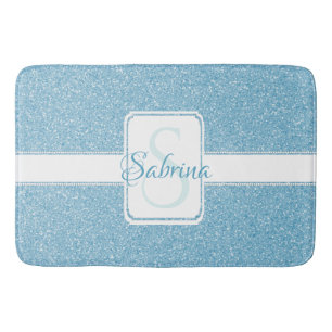 Tapis De Bain Parties scintillant Bleue Cuisine de bain personna