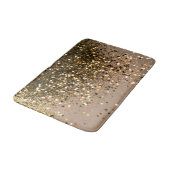 Tapis De Bain Parties scintillant Brown d'or de Sparkling Glam # (Angle)