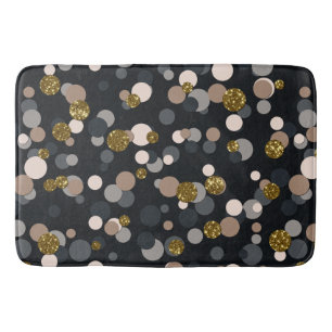 Tapis De Bain Parties scintillant Confetti Peach, Maple, Grey an