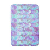 Tapis De Bain Parties scintillant des balances de sirène d'iride (Devant (Vertical))