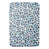 Tapis De Bain Parties scintillant d'or bleu Motif Leopard (devant Vertical)