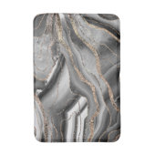 Tapis De Bain Parties scintillant d'or gris noir noir noir noir (Devant (Vertical))