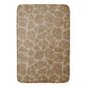 Tapis De Bain Parties scintillant d'or - Impression de girafe (devant Vertical)