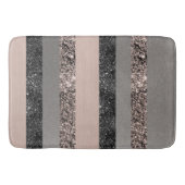 Tapis De Bain Parties scintillant floue Glam Stripes #1 (Devant)
