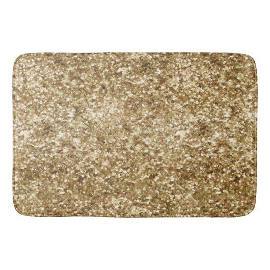 Tapis De Bain Parties scintillant Gold Confetti (Devant)