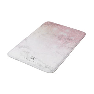 Tapis De Bain Parties scintillant marbre personnalisé