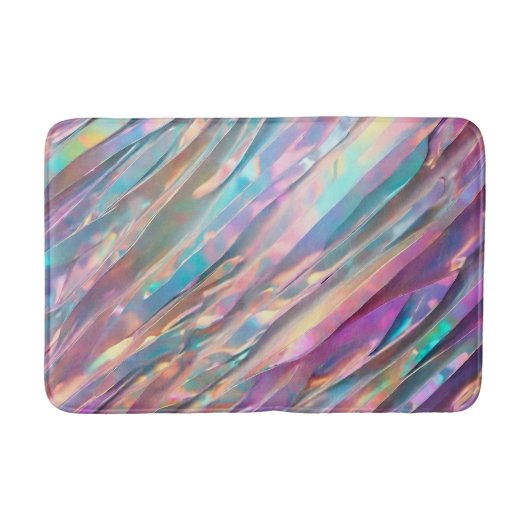 Tapis De Bain Parties scintillant Opal Holographique Collection (Devant)