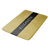 Tapis De Bain Parties scintillant Or, Arrière - plan Parties sci (Angle)