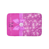 Tapis De Bain Parties scintillant rose et boue (Devant)