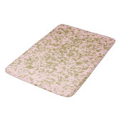 Tapis De Bain Parties scintillant rose et or Glam Girly Splatter (Angle)