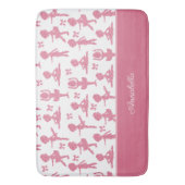 Tapis De Bain Parties scintillant rose Fille Ballerina Salle de (devant Vertical)