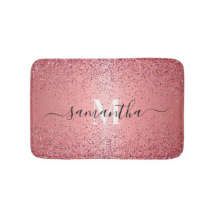 Tapis De Bain Parties scintillant rose Gold Foil