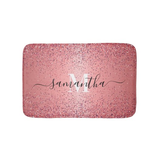 Tapis De Bain Parties scintillant rose Gold Foil (Devant)