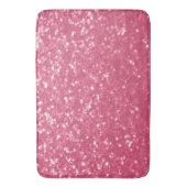 Tapis De Bain Parties scintillant rose rose pâle (devant Vertical)
