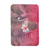 Tapis De Bain Parties scintillant tropicale rose Ananas Palm Feu (Devant (Vertical))