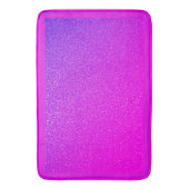Tapis De Bain Parties scintillant violet rose chaud étincelant O (devant Vertical)
