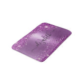 Tapis De Bain Parties scintillant violette (Angle)