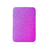 Tapis De Bain Parties scintillant violette rose étincelante Ombr (Devant (Vertical))