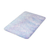 Tapis De Bain Parties scintillantes argentées de texture (Angle)