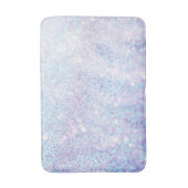 Tapis De Bain Parties scintillantes argentées de texture (Devant (Vertical))