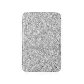 Tapis De Bain Parties scintillantes argentées imprimées (Devant (Vertical))