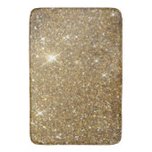 Tapis De Bain Parties scintillantes de luxe d'or - image (devant Vertical)