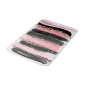 Tapis De Bain Parties scintillantes roses de Faux d'or de (Angle)