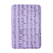 Tapis De Bain Partition violette (Devant (Vertical))