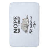 Tapis De Bain Pas aujourd'hui, pas demain - Chat endormi (devant Vertical)