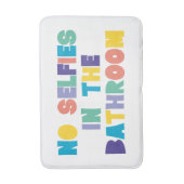 Tapis De Bain PAS DE SELFIES DANS LES TOILETTES Amusant (Devant (Vertical))