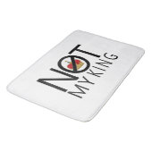 Tapis De Bain Pas mon roi (Angle)