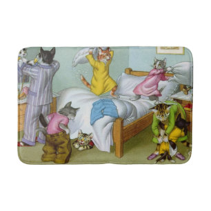 Tapis De Bain PASSERELLES : Tumulte à l'heure du coucher - tapi