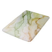 Tapis De Bain Pastel Abstrait Teinté Naturel (Angle)