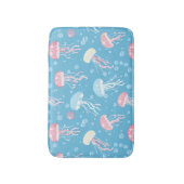 Tapis De Bain Pastel colors jelly fish pattern (Devant (Vertical))