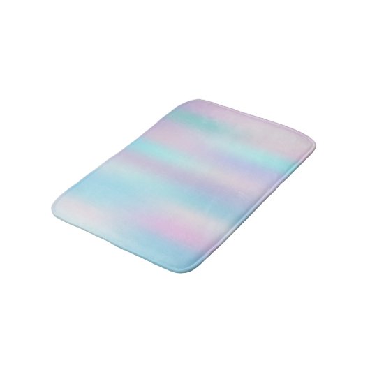 Tapis De Bain Pastel Colours Abstrait Arrière - plan d'iridescen (Angle)