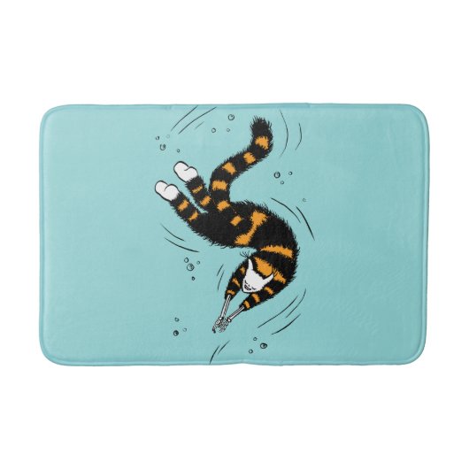 Tapis De Bain Pastel Goth Chat Skeleton (Devant)