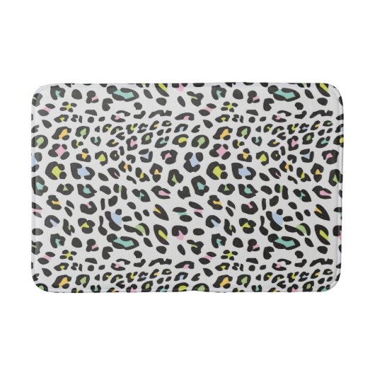 Tapis De Bain Pastel Leopard Spot Motif (Devant)