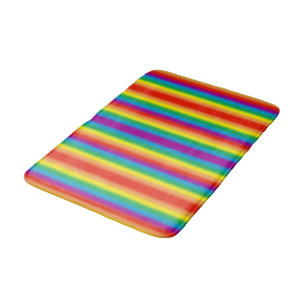 Tapis De Bain Pastel Ombre Gay LGBT Pride drapeau arc-en-ciel