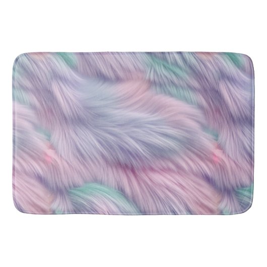 Tapis De Bain Pastel Rainbow Fur (Devant)