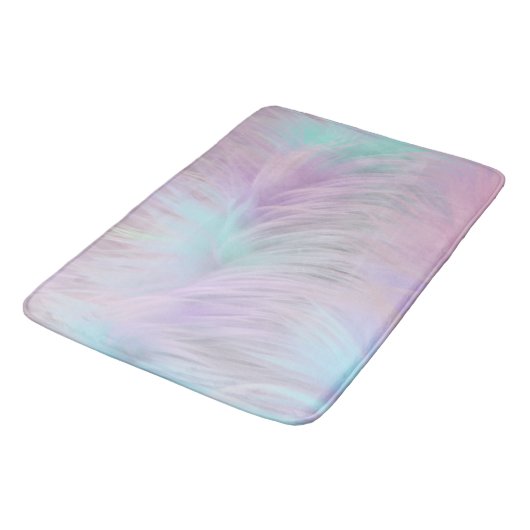 Tapis De Bain Pastel Rainbow Fur (Angle)