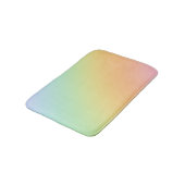 Tapis De Bain Pastel Rainbow Ombre Gradient Blur Abstract Design (Angle)