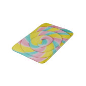 Tapis De Bain Pastel Rainbow Spiral Candy Photo (Angle)