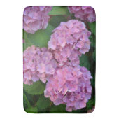 Tapis De Bain Pastel rose Hortensia hydrangea fleurs (devant Vertical)