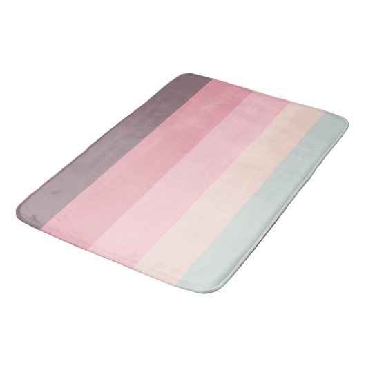 Tapis De Bain Pastel Stripes (Angle)