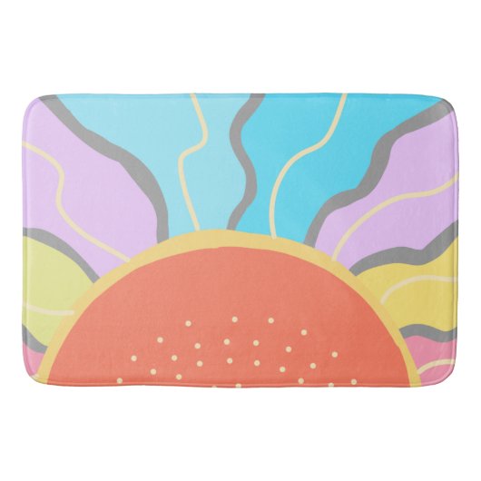 Tapis De Bain Pastel Sunrise (Devant)