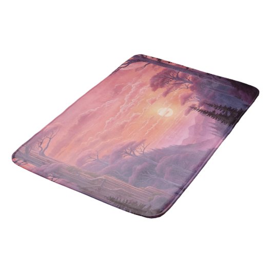 Tapis De Bain Pastel Sunset (Angle)
