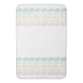 Tapis De Bain Pastel Watercolor Brushstrokies (devant Vertical)